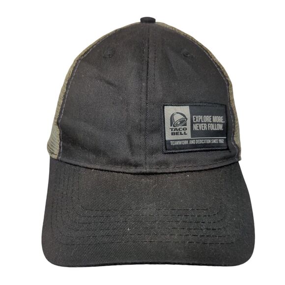 Taco Bell Snapback Mesh Back Trucker Hat Multi One Size Colorblock - Picture 1 of 8